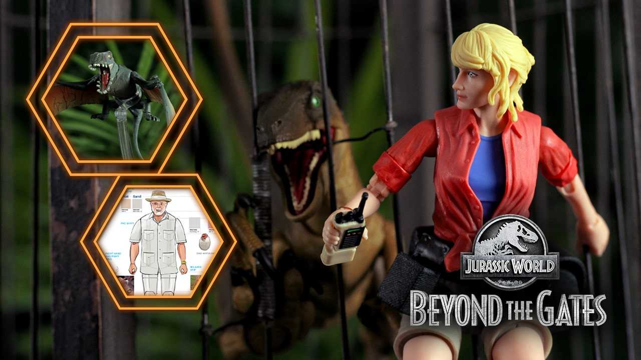 Jurassic World Legacy Collection Dr Ellie Sattler with Raptor Mattel New 