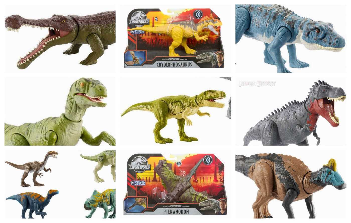 Huge Assortment of Mattel’s 2020 Jurassic World Primal Attack Toys ...