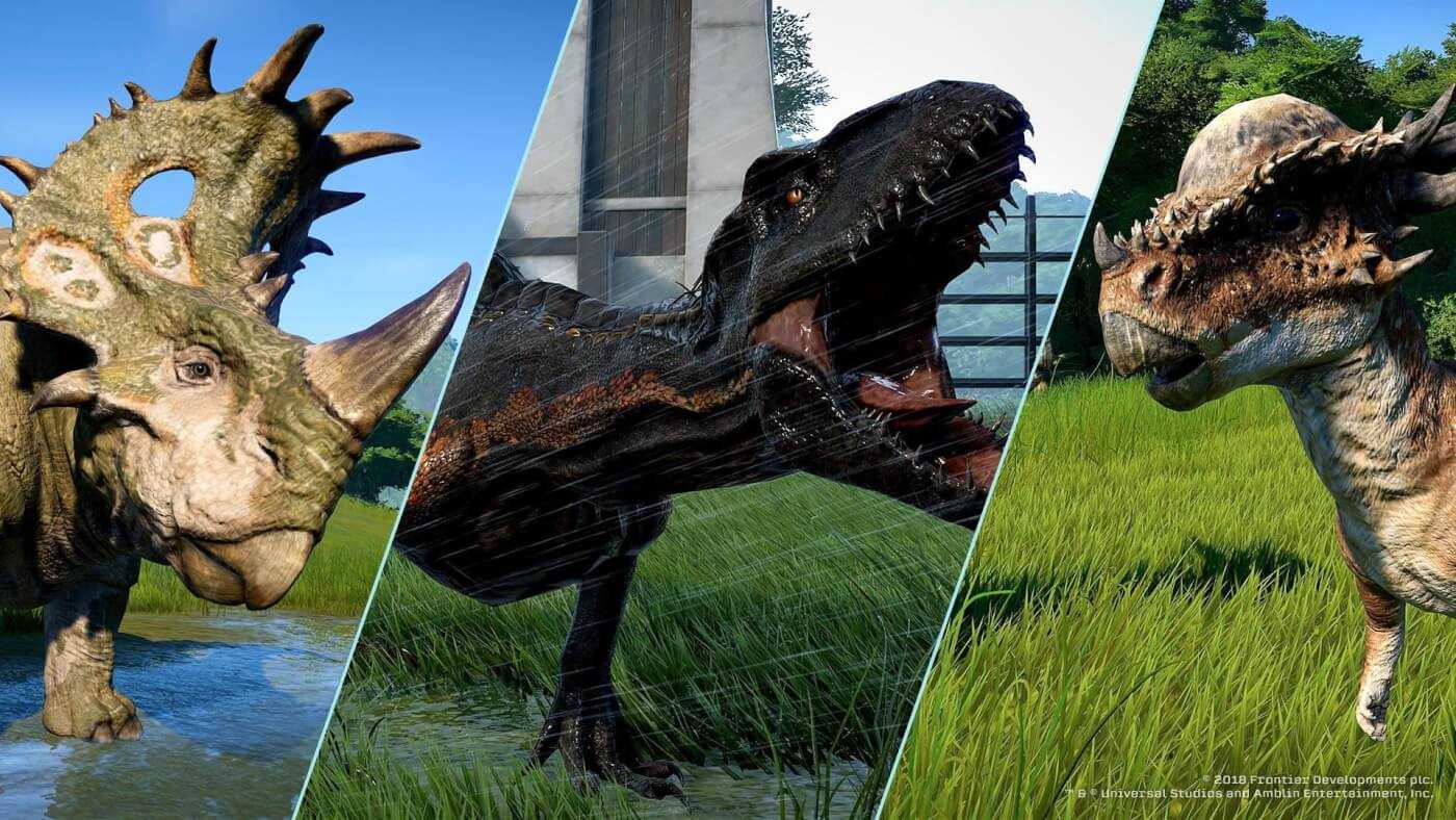 INDOMINUS REX vs INDORAPTOR vs RAPTOR SQUAD - Jurassic World Evolution 2 