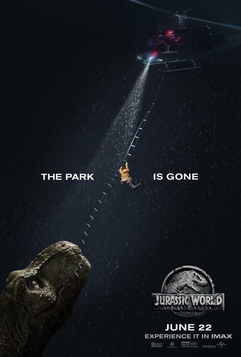 IMAX poster for Fallen Kingdom revealed by J.A. Bayona