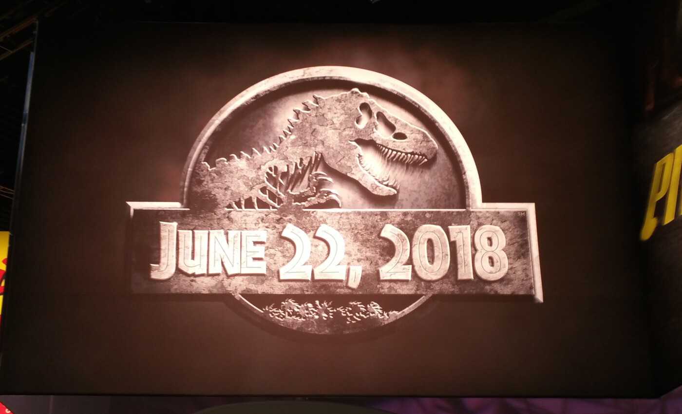 First Jurassic World 2 promo poster at 2016 Las Vegas Licensing Expo