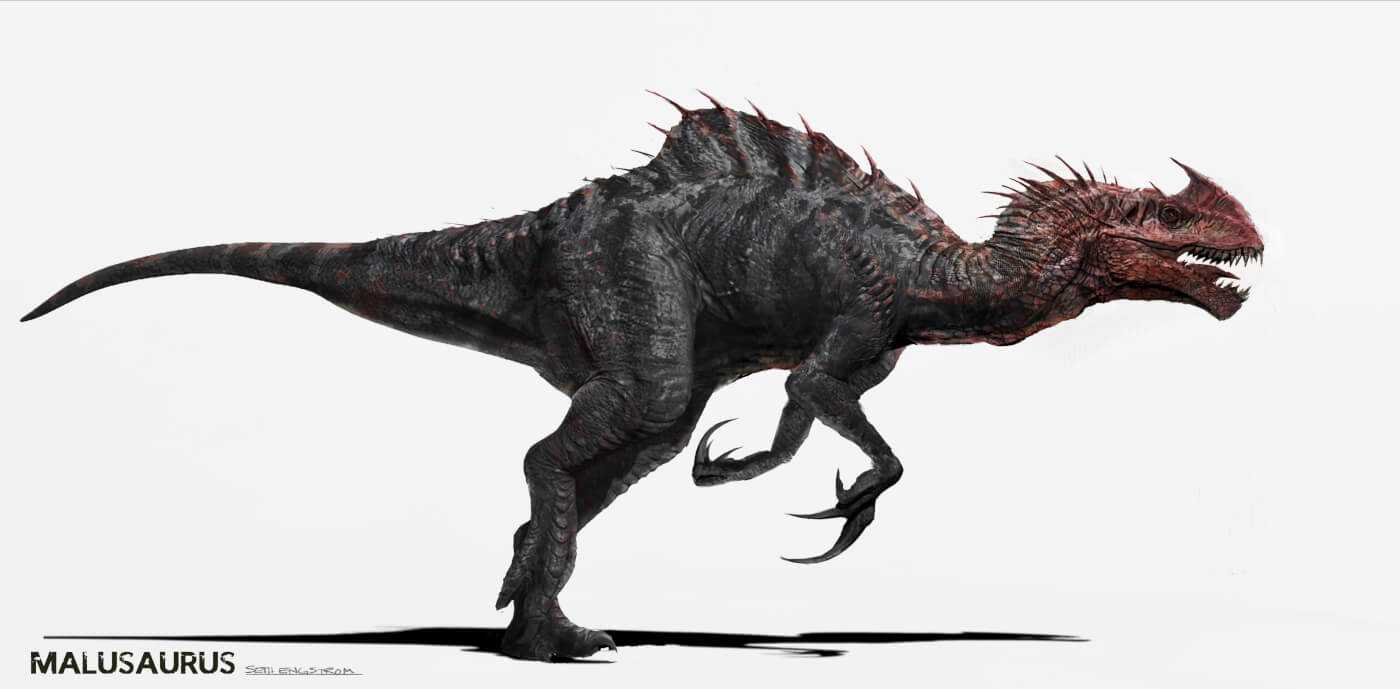 Early Indominus Rex concepts show a very different Dinosaur