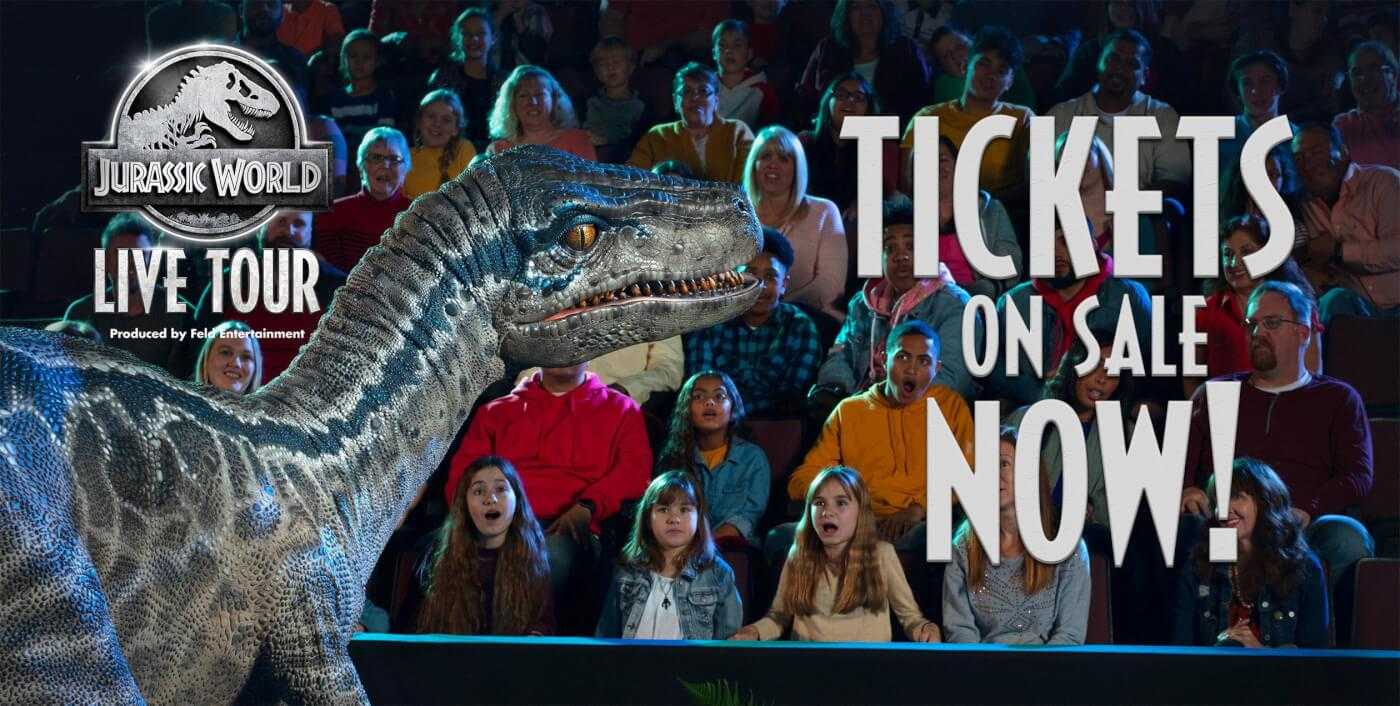 First 'Jurassic World: Live Tour' Trailer Released as Ticket Pre-Sale  Begins!