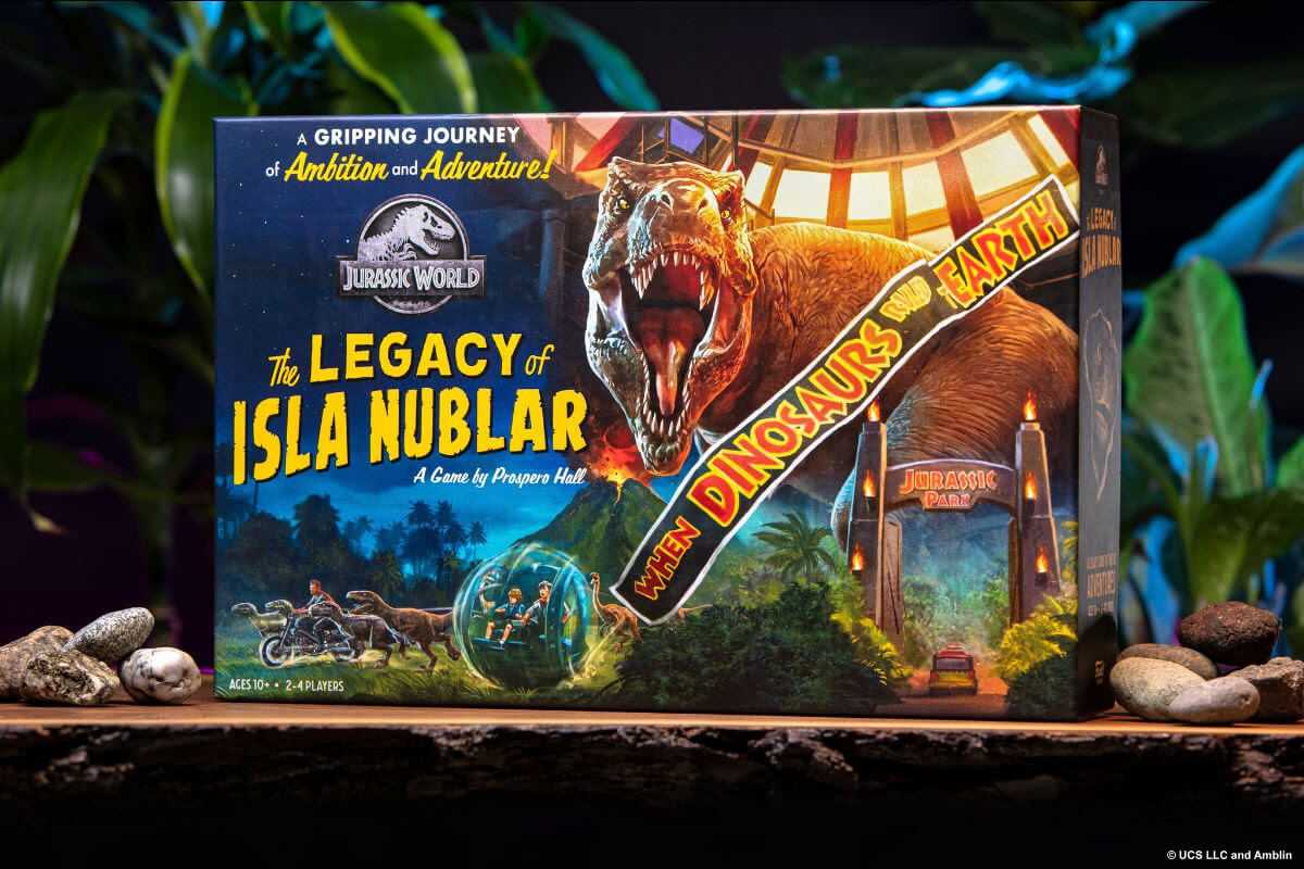 FUNKO Announces New JURASSIC WORLD: THE LEGACY OF ISLA NUBLAR Board Game!